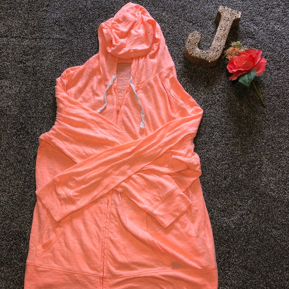 Coral Old Navy Zip-Up Jacket - Size XL